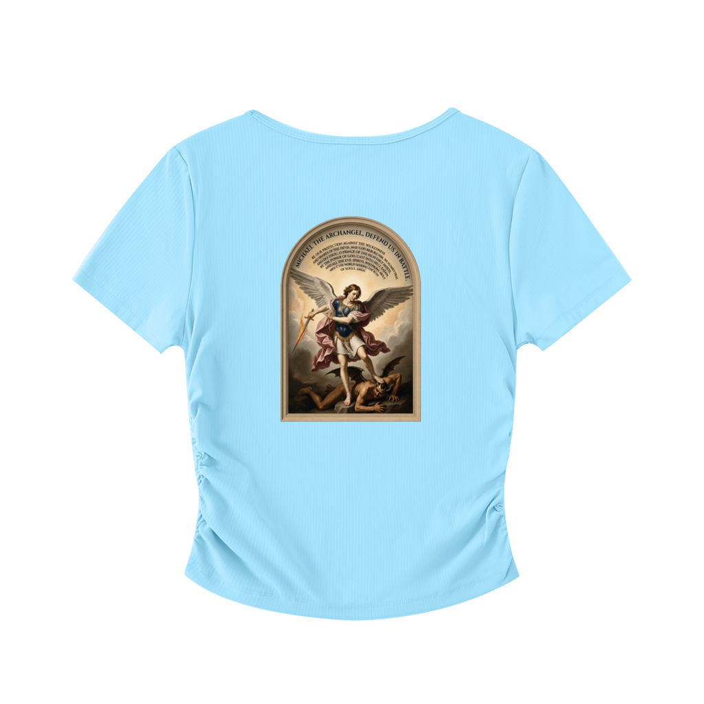St Michael Ruched Bodycon Crop Top
