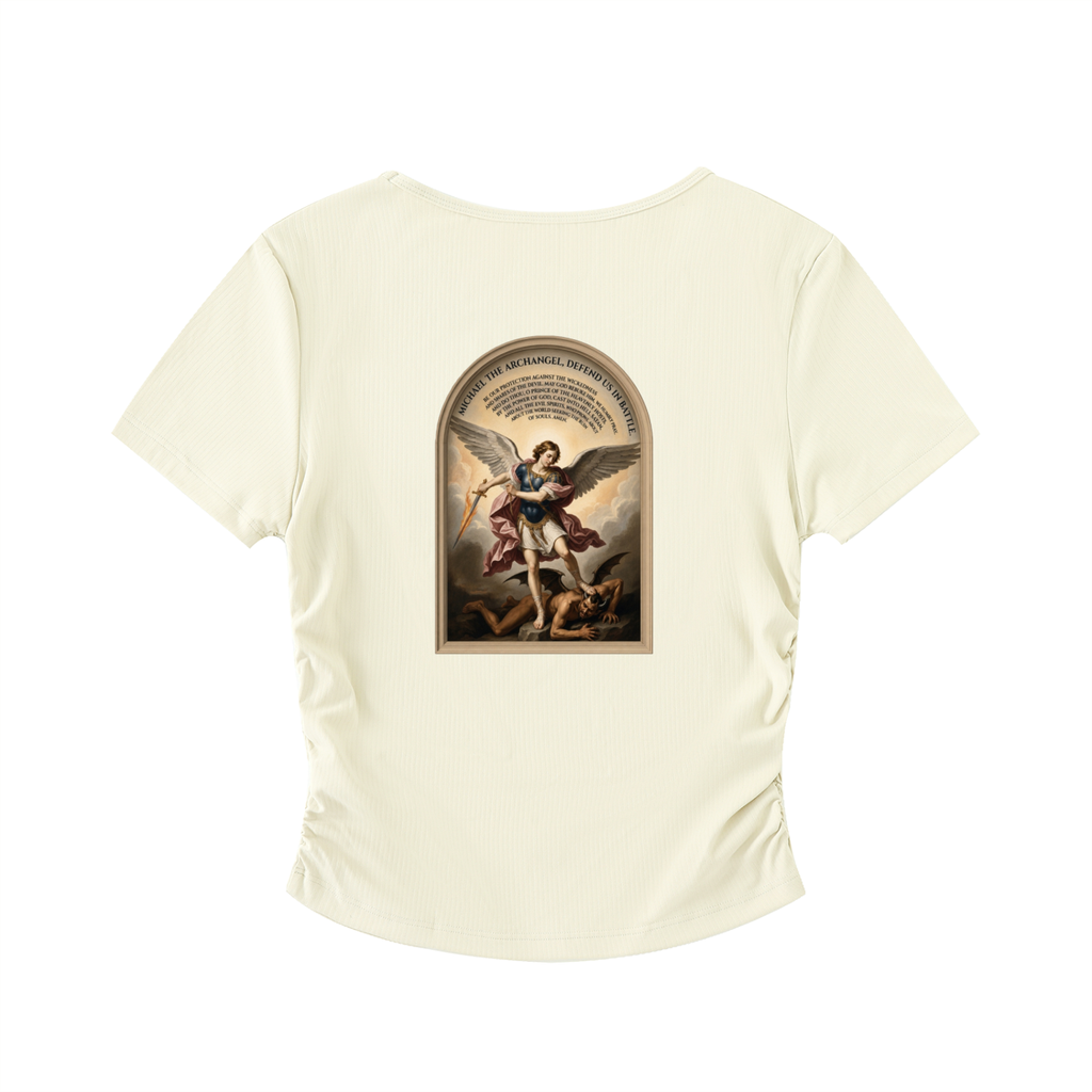 St Michael Ruched Bodycon Crop Top