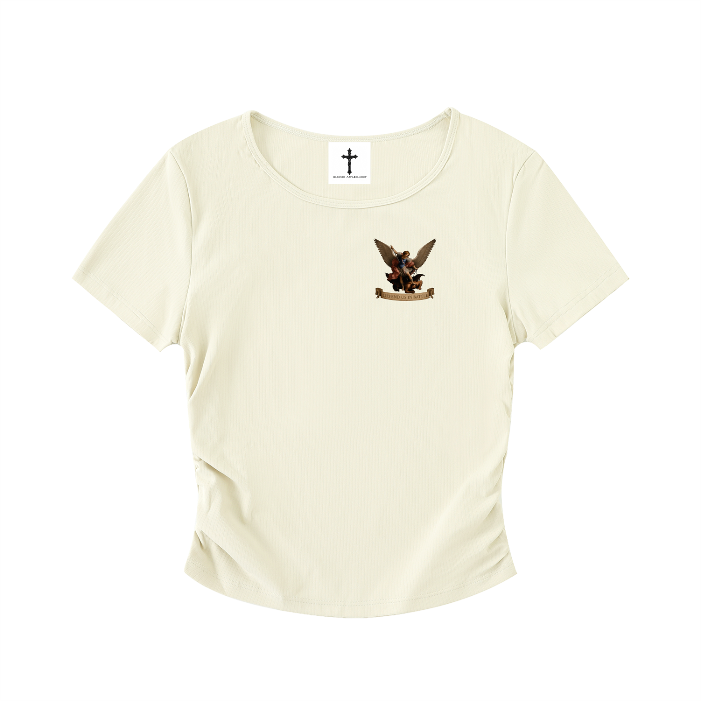 St Michael Ruched Bodycon Crop Top